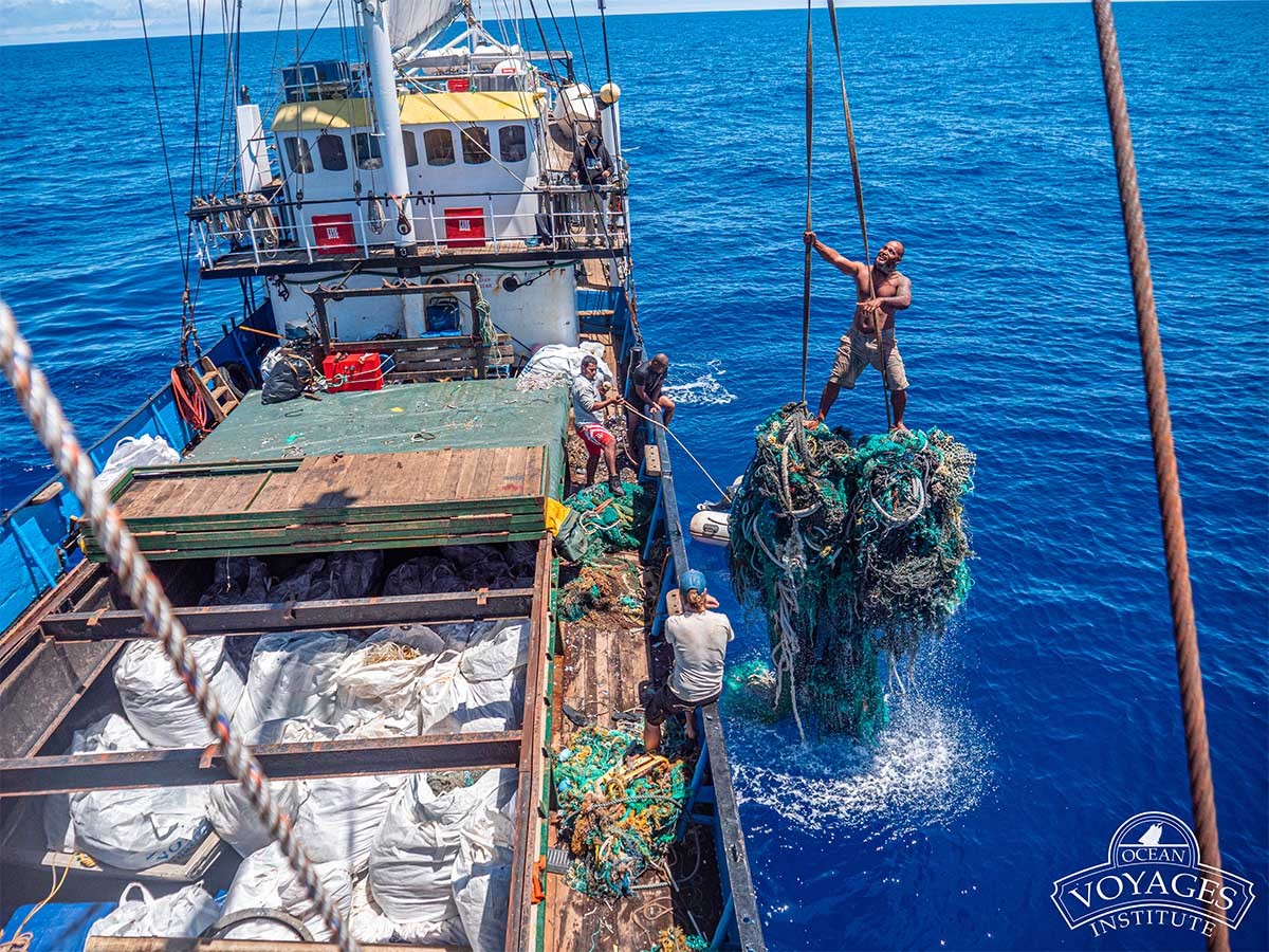 Nothing but nets: Sausalito crew sails Pacific on quest to rid the ocean of plastic garbage