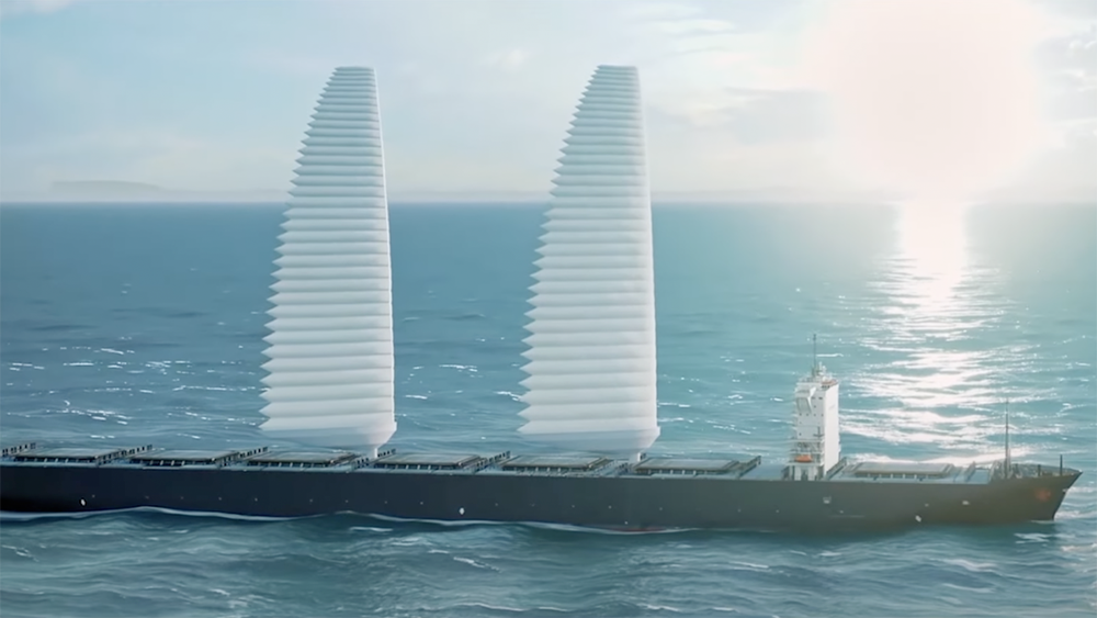 Michelin (Yes, That Michelin) Just Unveiled Giant New Inflatable Sails That Increase a Ship’s Fuel Efficiency by 20%