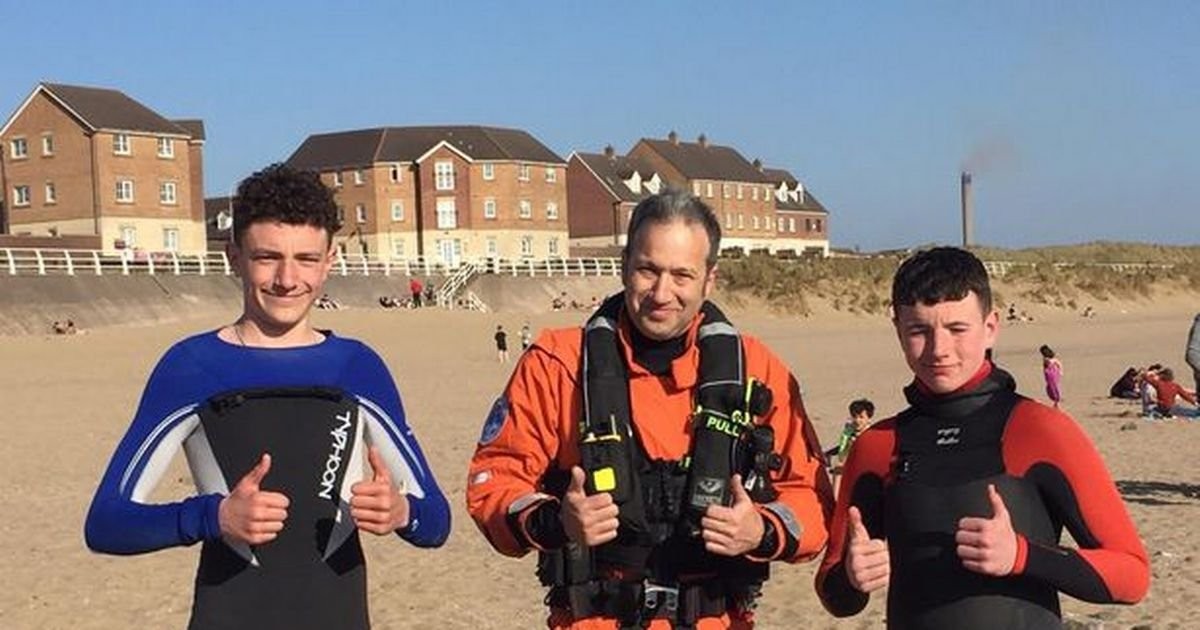 Teenage surfers save two young girls from drowning in sea off Welsh coast