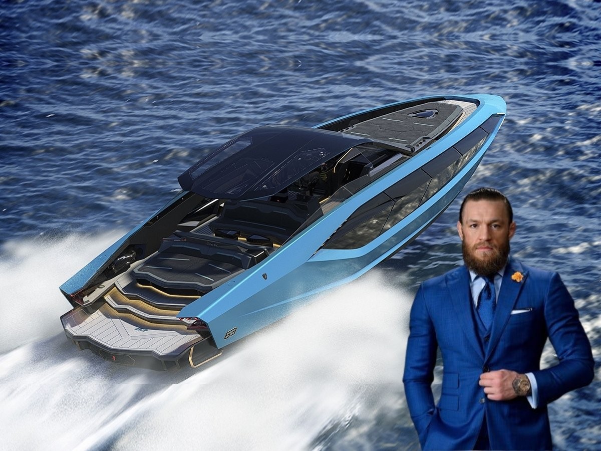 Conor McGregor Flexes New $4.9 Million Lamborghini Yacht