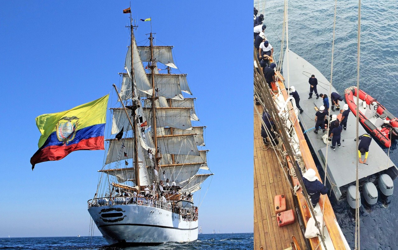 Ecuadorian Navy Sailing Ship Catches Low-Profile Narco Speedboat