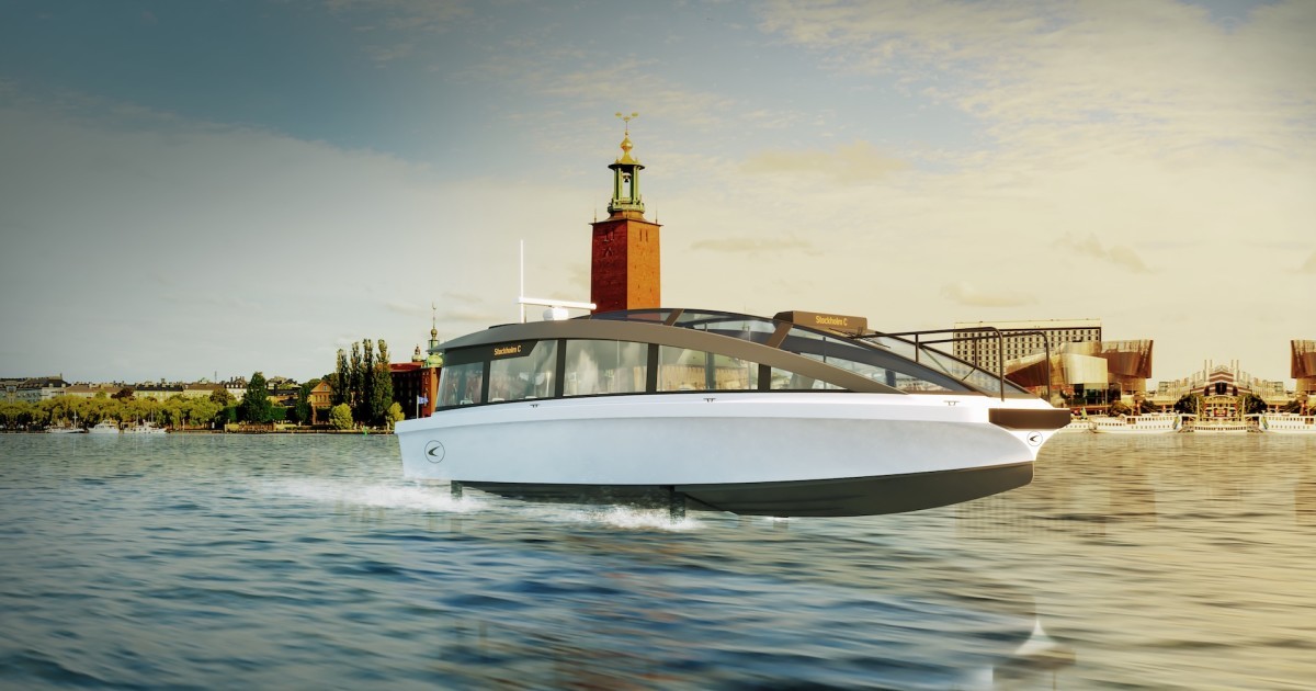 Foiling ferry to become the world's fastest electric passenger ship