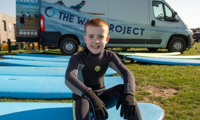 How surf therapy in St Andrews helps 10-year-old Finlay cope with his ‘busy brain’.
