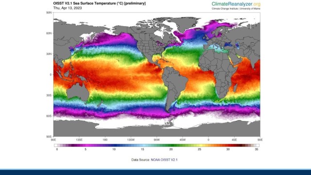 The surface of the ocean is now so hot it's broken every record since satellite measurements began