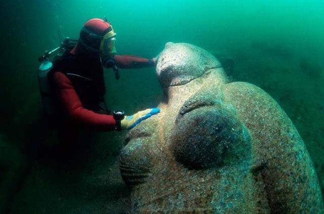 Underwater City of Heracleion, Egypt Gives Up its Treasures