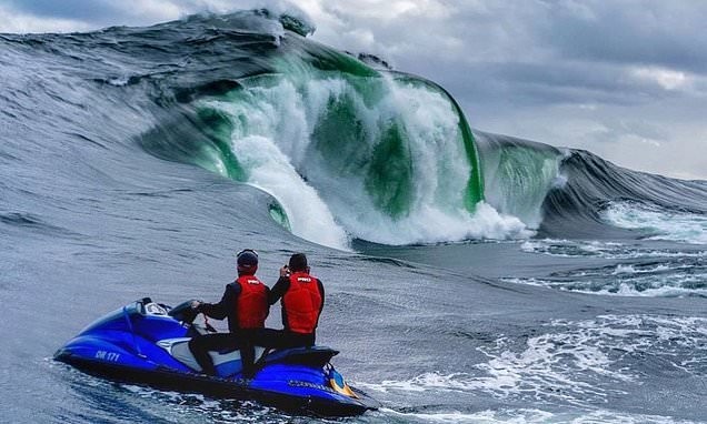 Pictures of a monster wave off the coast of Perth has shocked surfers