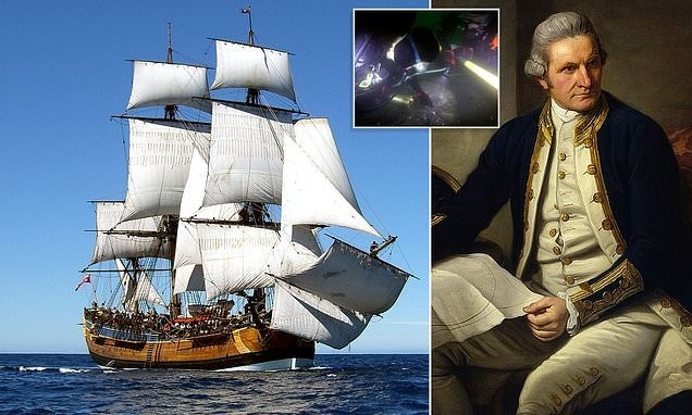 Shipwreck found in US confirmed as Captain Cook's Endeavour