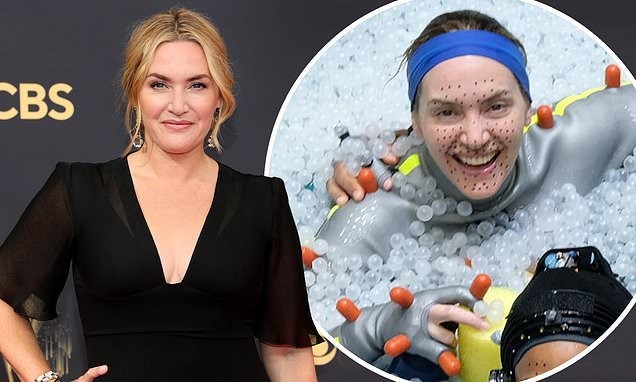 Kate Winslet shoots underwater scenes for her new role in upcoming Avatar movie and breaks a free-diving record after previously ending up with hypothermia during Titanic filming