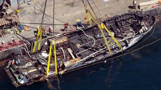 Former California dive boat captain indicted on misconduct charge in connection with fire that killed 34