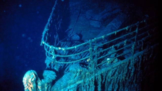 Rare Titanic underwater footage revealed
