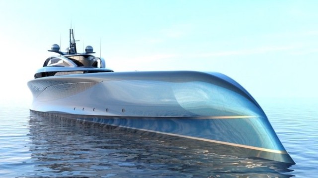 Boat of the Week: This Sharp New 345-Foot Superyacht Concept Looks Like a Bird’s Beak—and That’s the Point