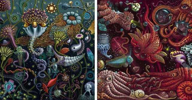 Elaborate Paintings Capture the Beautiful Mystery of Diverse Ecosystems