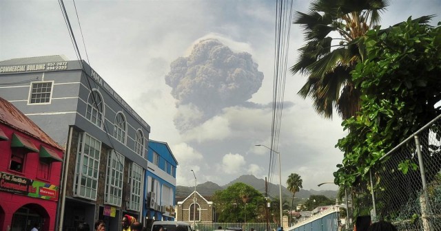 St. Vincent awaits new volcanic explosions as aid arrives on the Caribbean island