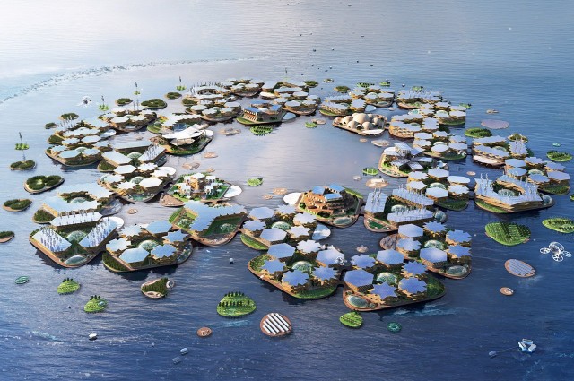 These floating architectural designs are our best bet to survive the rising sea level crises - Yanko Design