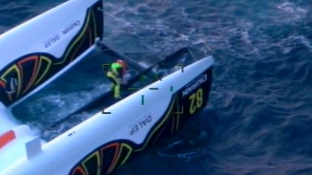 WATCH: Loic Escoffier rescued after capsizing 70 miles south of Fastnet Rock - Yachting World