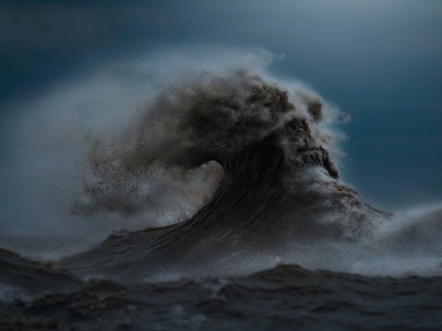 London photographer on his latest stunning images of wild Lake Erie waves